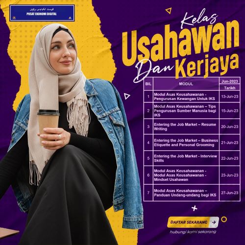 jadual kelas usahawan
